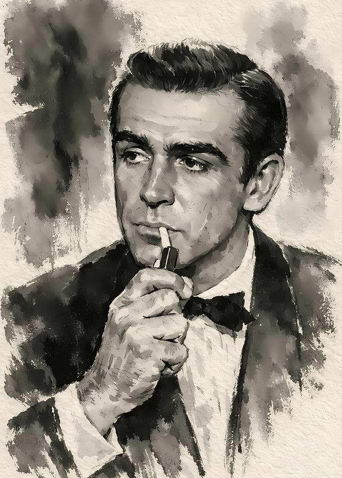 Great Art Man Smoking