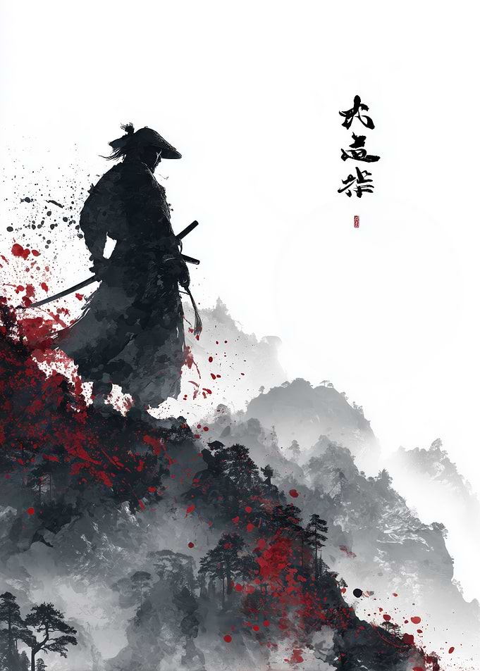 Samurai in Misty Mountains