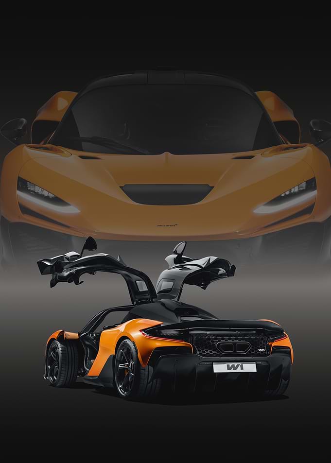McLaren W1 back view