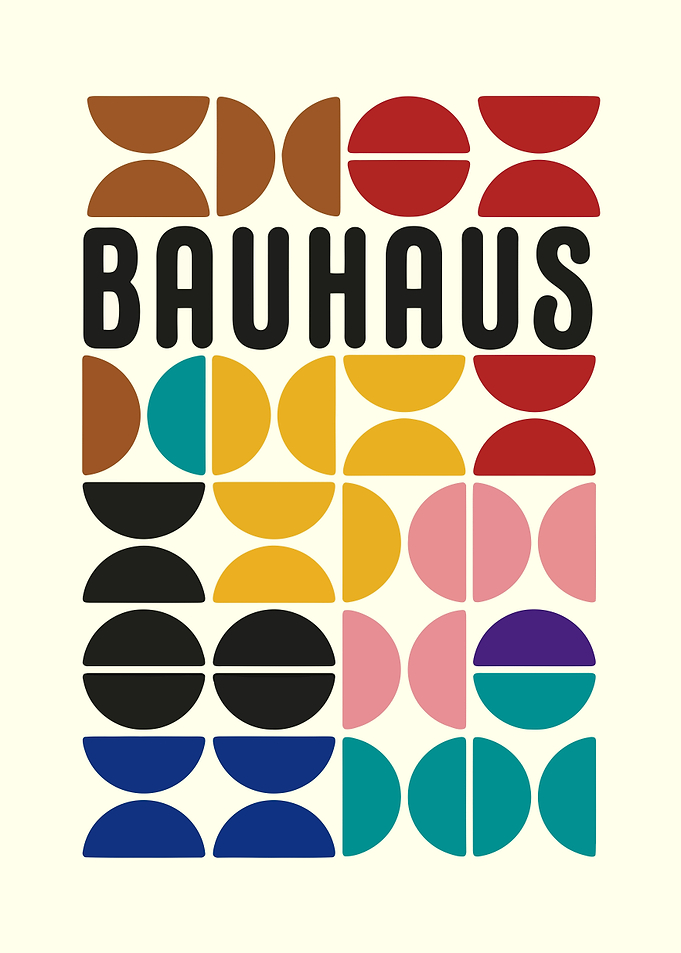 Bauhaus with Geometric Shapes