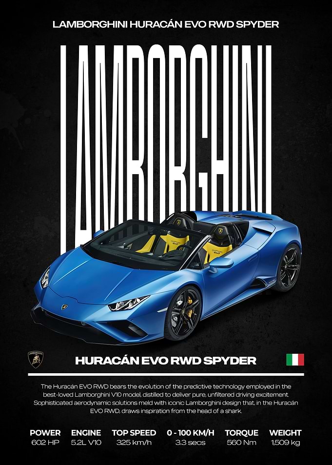 Lamborghini Huracán EVO RWD Spyder