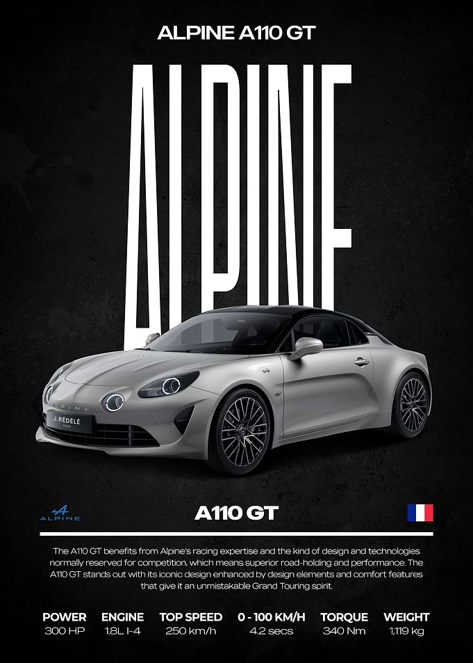 Alpine A110 GT Sports Car