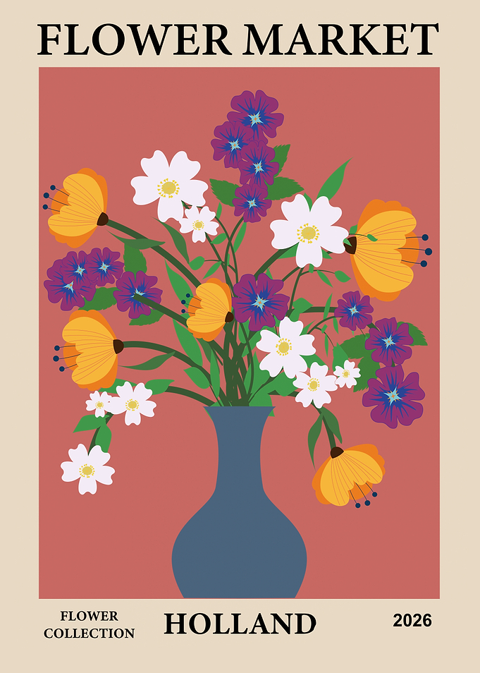 Floral Market Poster