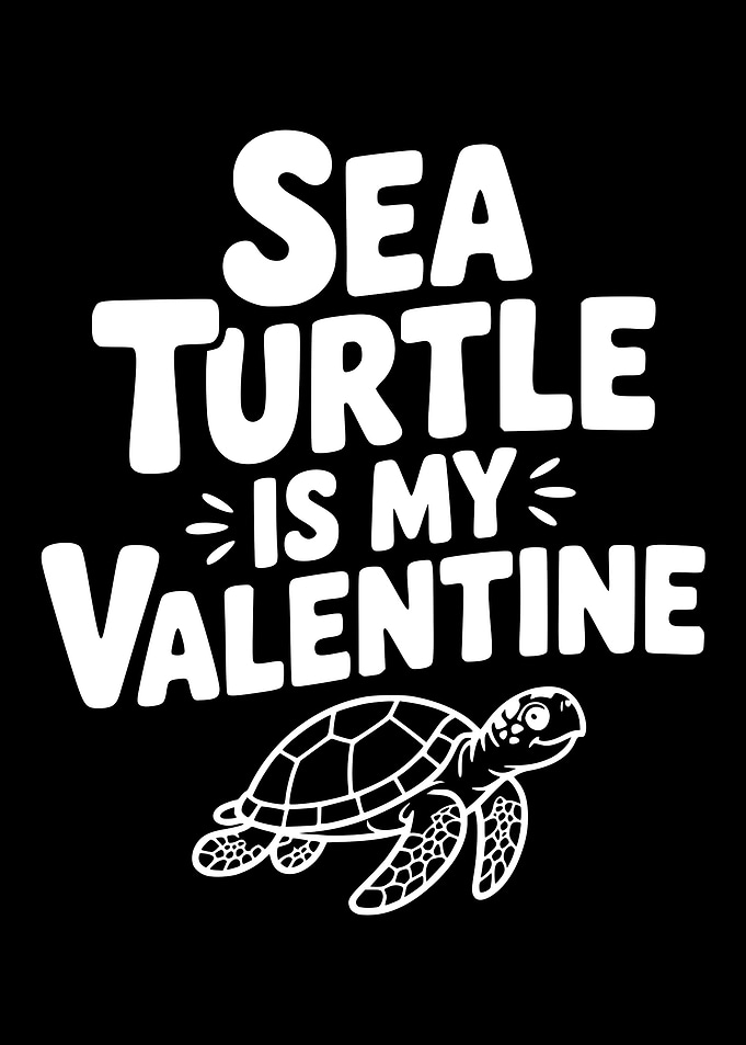 Sea Turtle is My Valentine
