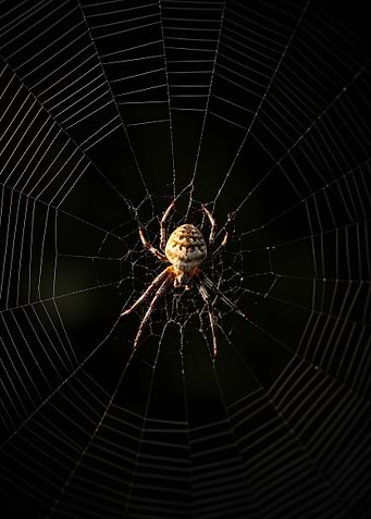 Spider on a Web