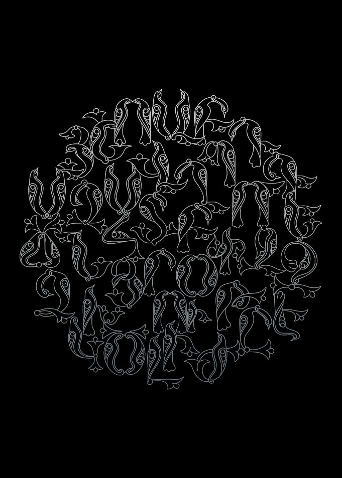 Armenian Bird-Letter Alphabet