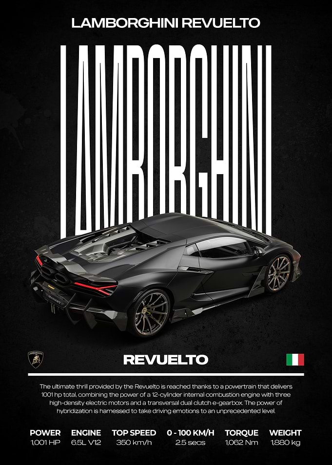Lamborghini Revuelto Poster