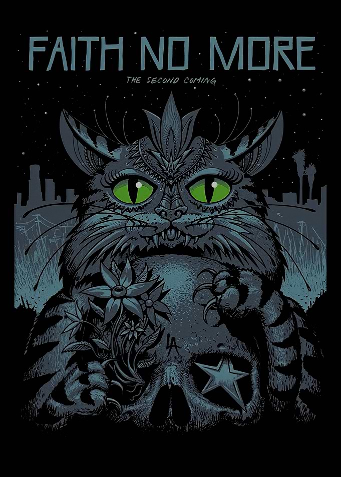Faith No More Cat Skull Art
