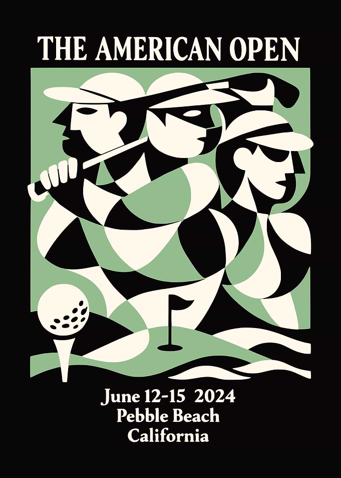 The American Open Golf Poster