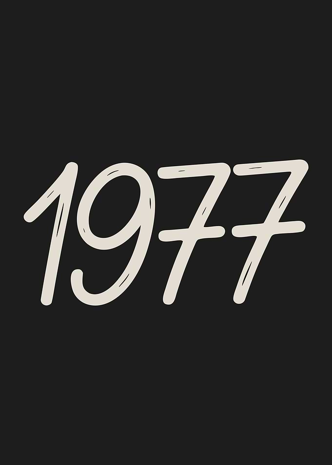 1977 Year Text