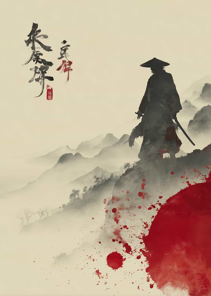 Samurai in Misty Mountains
