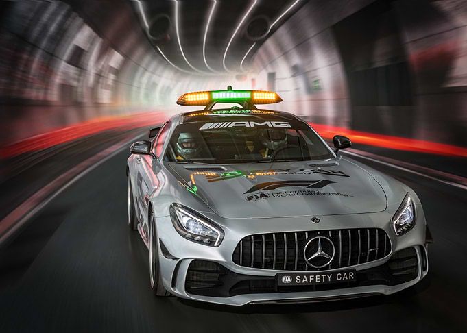 Mercedes-AMG Safety Car in Tunnel
