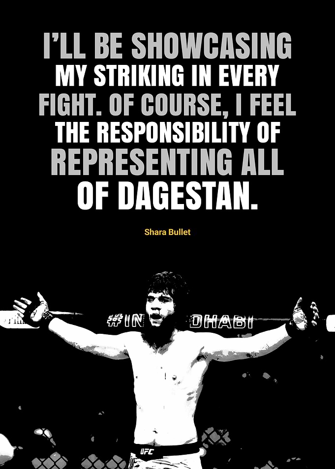 Shara Bullet Quote Poster