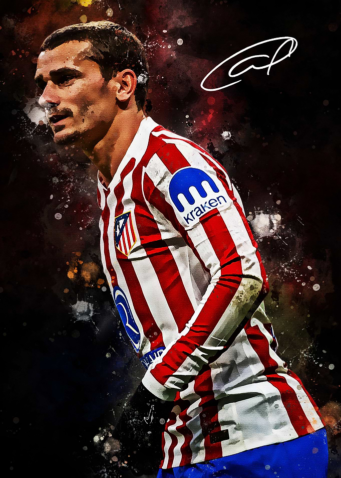 Antoine Griezmann Portrait