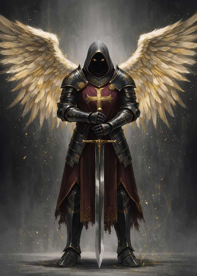 Angelic Knight with Sword