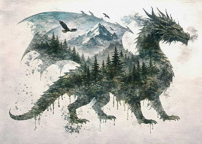 Dragon Forest Landscape