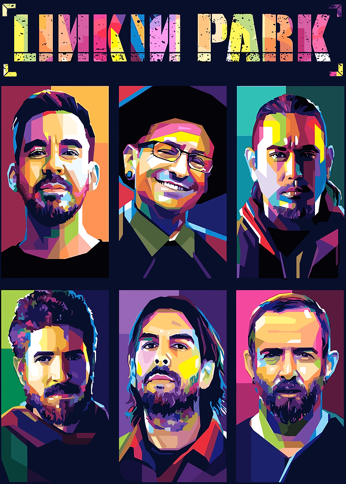Linkin Park Members Pop Art
