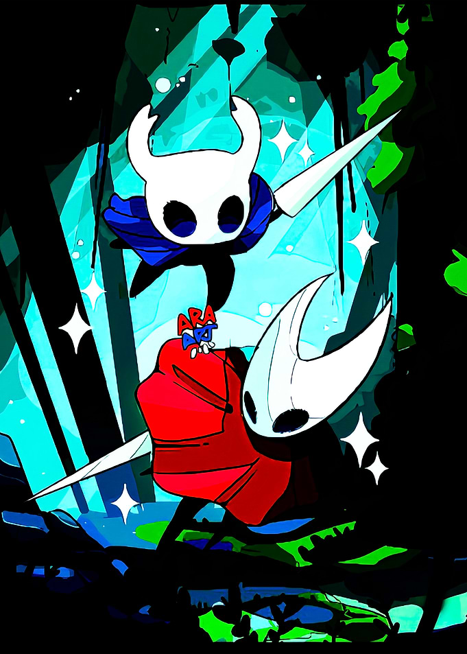 Hollow Knight Characters in Forest