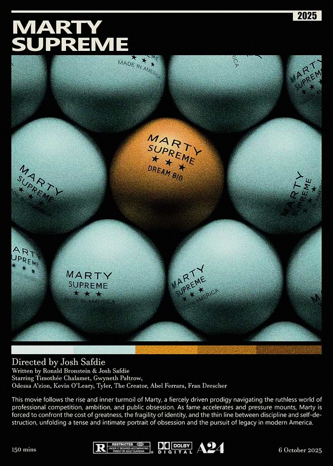 Marty Supreme Movie Poster