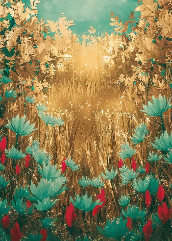 Enchanted Floral Meadow
