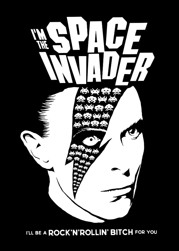 Space Invader Portrait