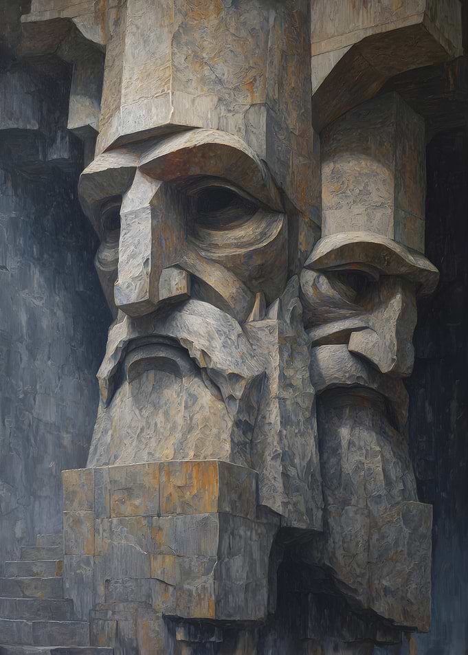 Stone Giant Faces