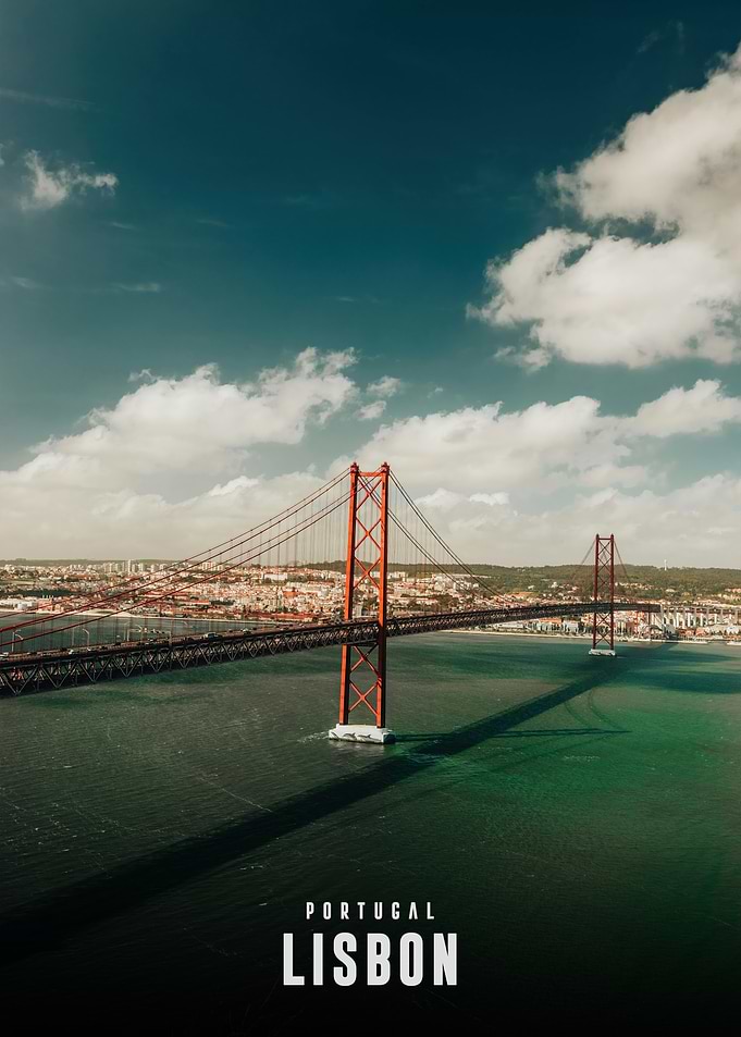 Lisbon Bridge Over Water