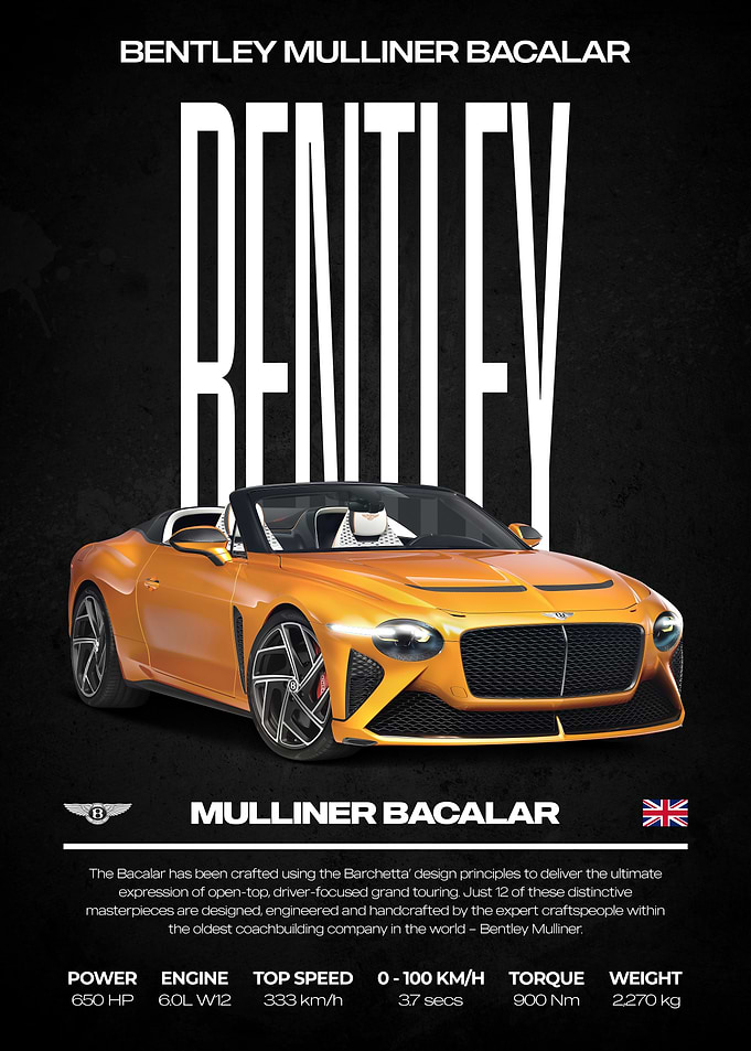 Bentley Mulliner Bacalar Poster