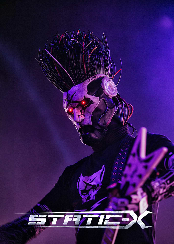 Static-X band member in costume