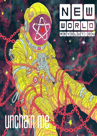Astronaut Chained in Space