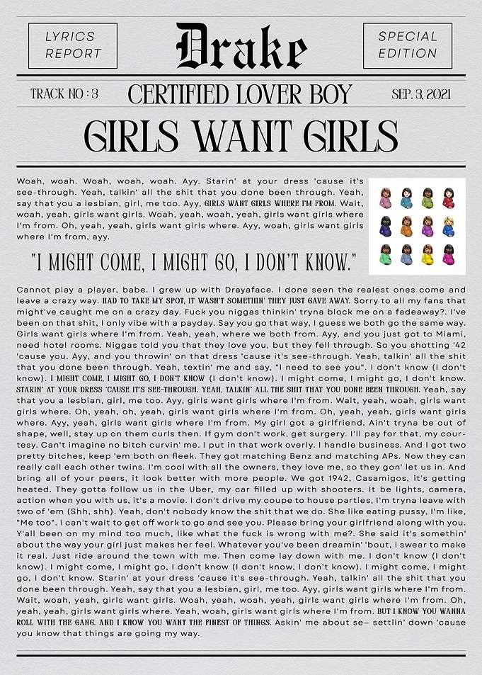 Drake Girls Want Girls