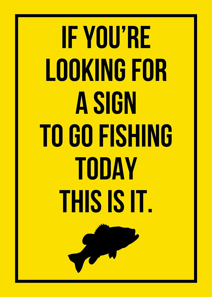 Go Fishing Outdoors Bass Fishing Fisherman