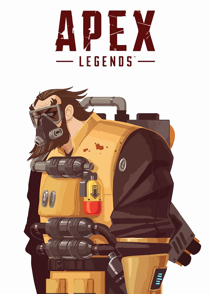 Apex Legends Caustic Character Art