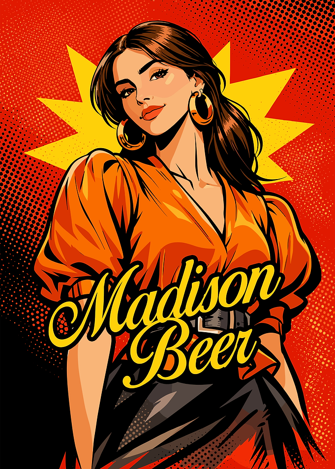 Madison Beer Pop Art Portrait