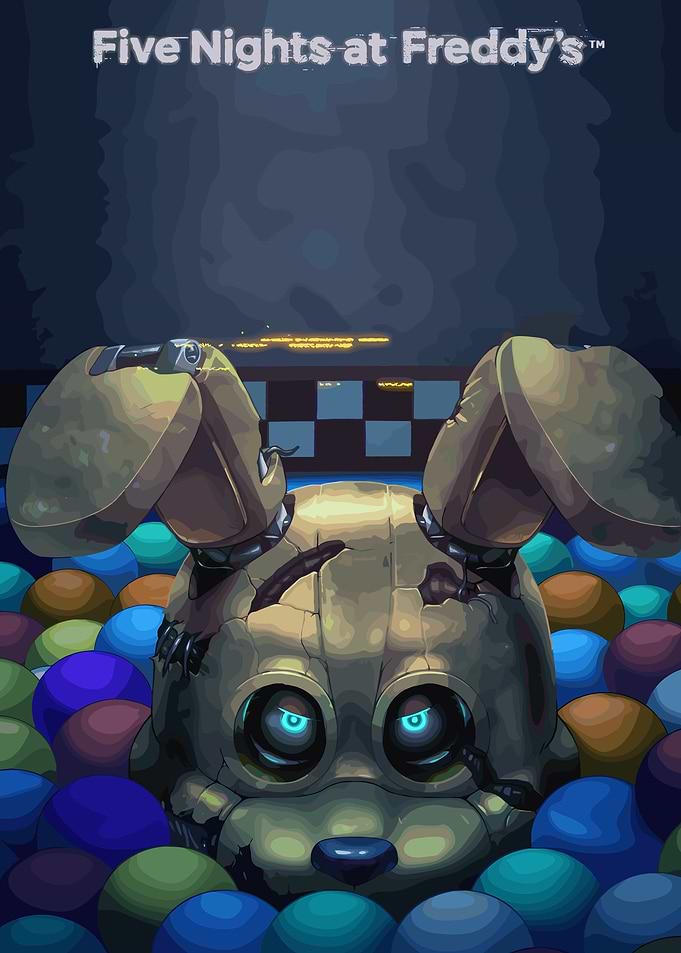 Five Nights at Freddy's Springtrap in Ball Pit