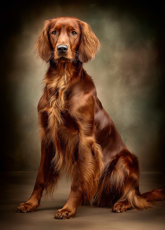 Irish Setter Portrait