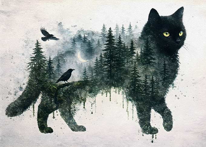 Black Cat Essence of the Wildborn