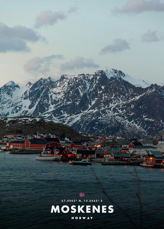 Moskenes, Norway Coastal Village