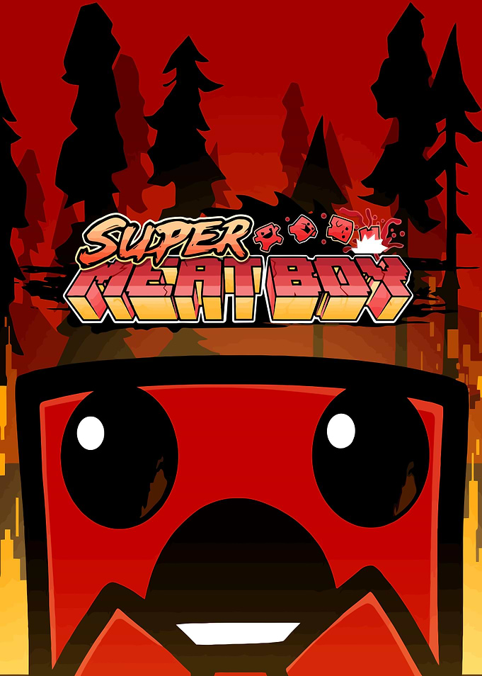 Super Meat Boy Game Art
