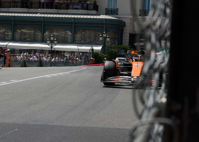 Piastri on Track