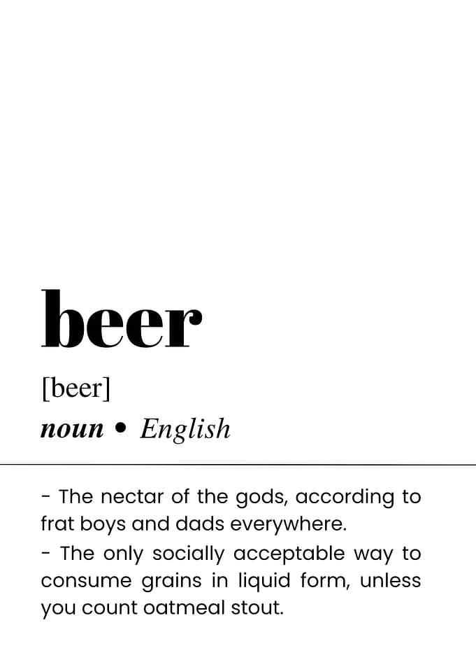Beer Definition Funny Quote