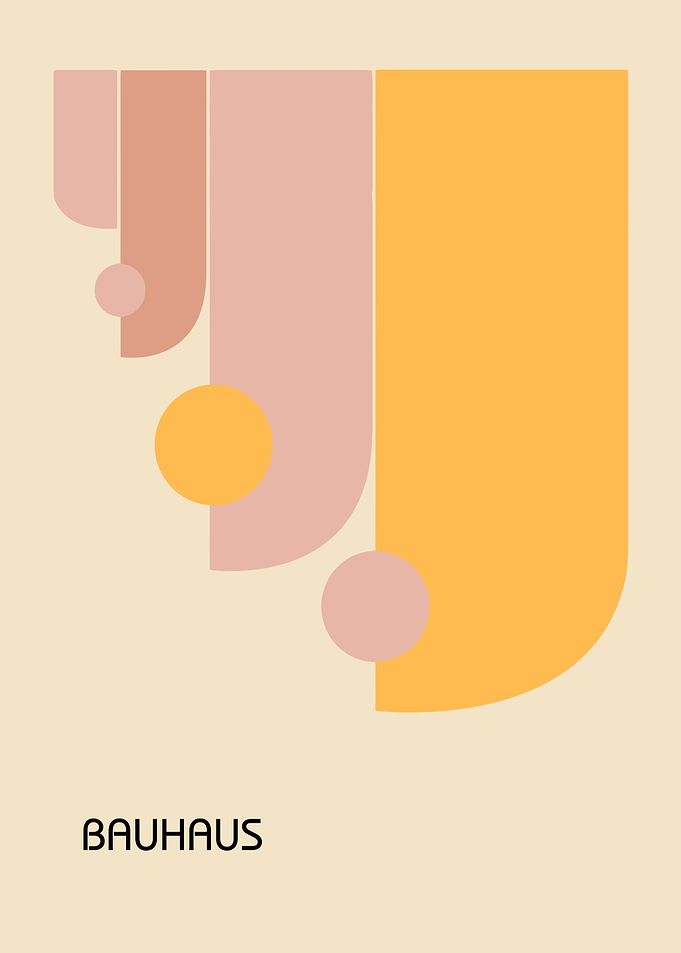 Bauhaus Abstract Geometric Design
