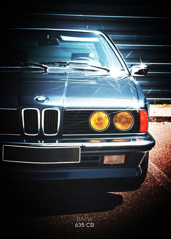 BMW 635 CSI Legendary Poster