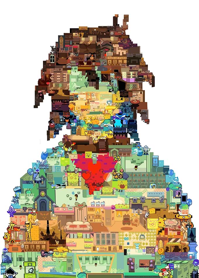 Undertale Mosaic Portrait