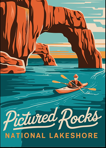 Pictured Rocks National Lakeshore Kayaking