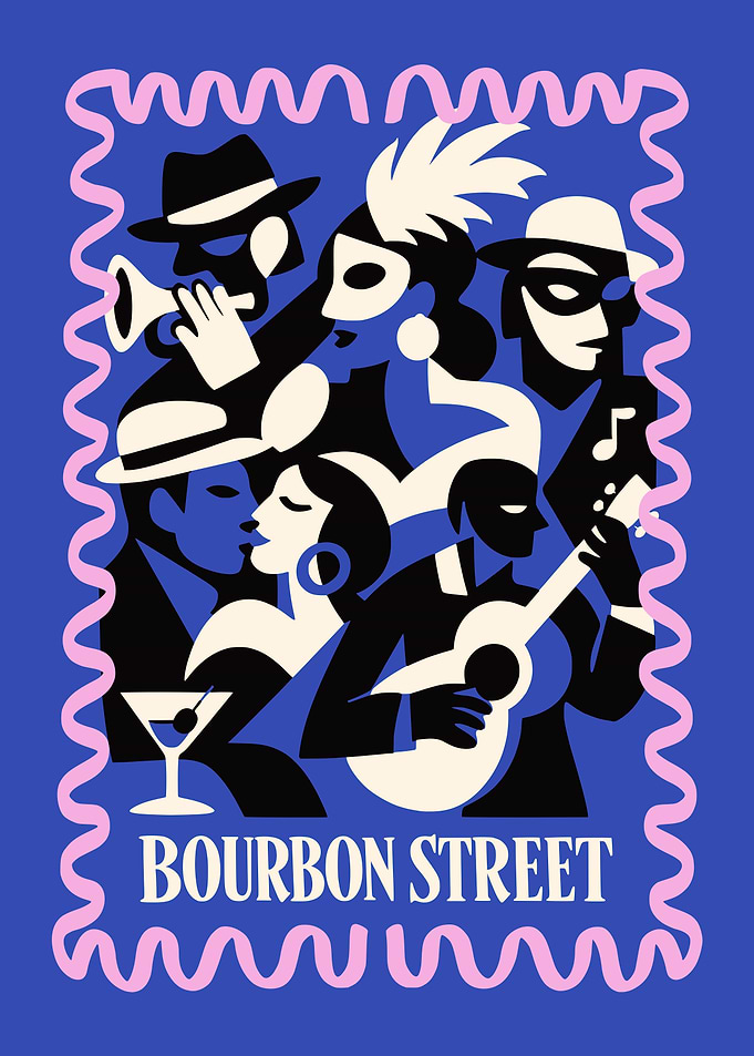 Bourbon Street Jazz Scene