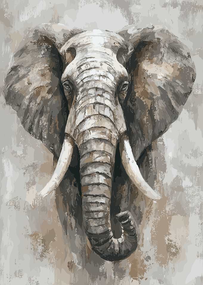 Majestic Elephant Portrait