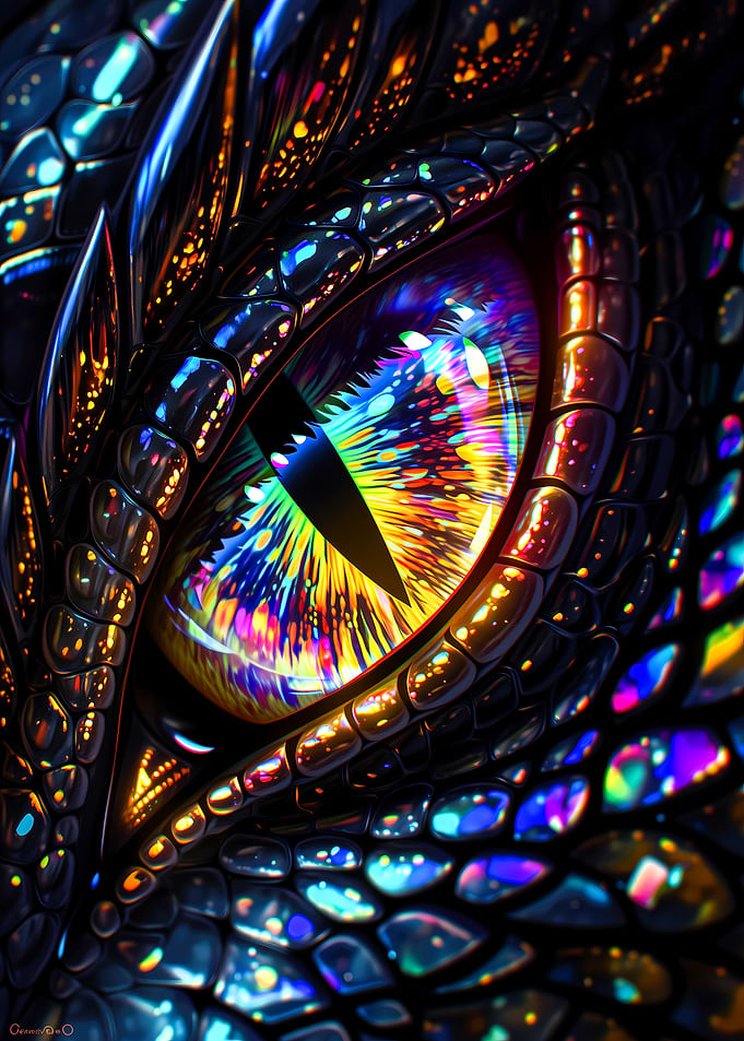Dragon Eye Close-Up