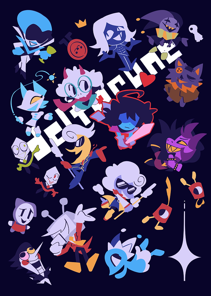Deltarune Characters Art
