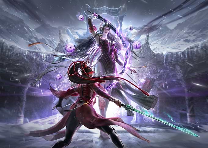 Fantasy Battle Scene